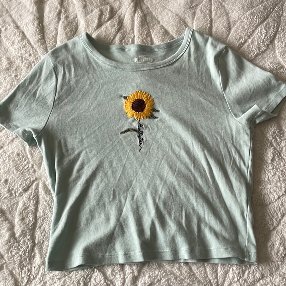Flower,teal hollister